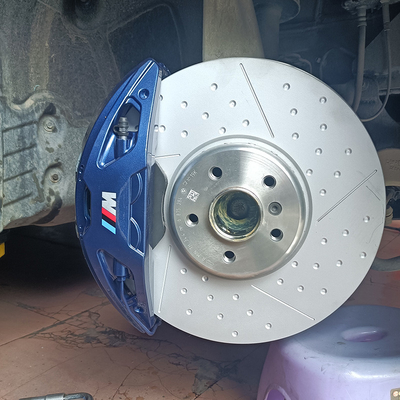 4 tłoki niebieskie 348mm tarcze zaciski hamulca samochodowego pasujące do BMW serii 3