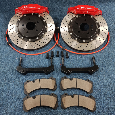 Czerwone zaciski hamulcowe F40 4 Pot pasują do Toyota Honda BMW VW