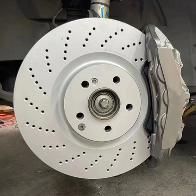 6-potencjowy monoblok kuty zacisk hamulcowy Mercedes z wirnikami 345 mm