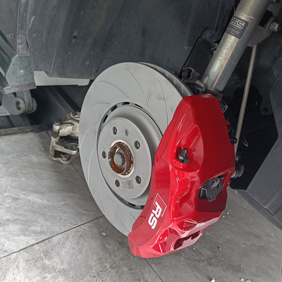 Zestaw zacisków hamulcowych Audi A5 Upgrade 6 Big Pot Red Color Monoblock Calper
