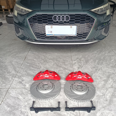 Zestaw zacisków hamulcowych Audi A5 Upgrade 6 Big Pot Red Color Monoblock Calper