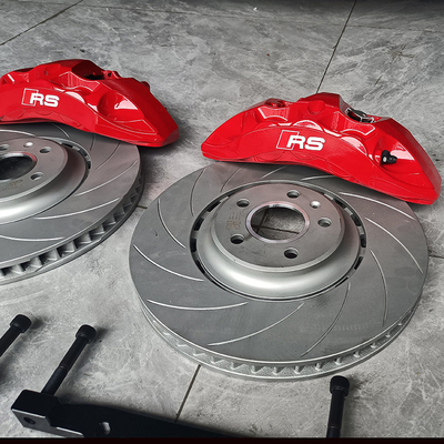 Zestaw zacisków hamulcowych Audi A5 Upgrade 6 Big Pot Red Color Monoblock Calper