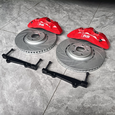 Zestaw zacisków hamulcowych Audi A5 Upgrade 6 Big Pot Red Color Monoblock Calper