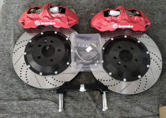 Czerwone zestawy zacisków hamulcowych do samochodów z tarczami 380 mm pasujące do Audi A4B9 R19 Brembo GT6