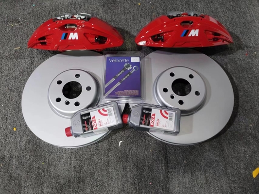 Pasuje do zestawów zacisków hamulcowych BMW X3 MP 4Pot kolor czerwony 374MM tarcze wymienne klocki