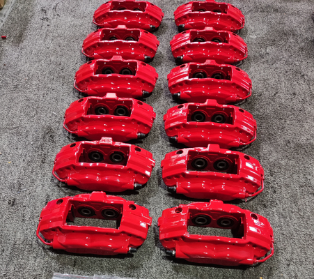 Odpowiedź dla Brembo F50 4 Pot Car Brake Caliper Kits Półmetalowe podkładki hamulcowe grubość 7 mm